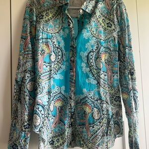 Vibrant Paisley Long Sleeve Shirt